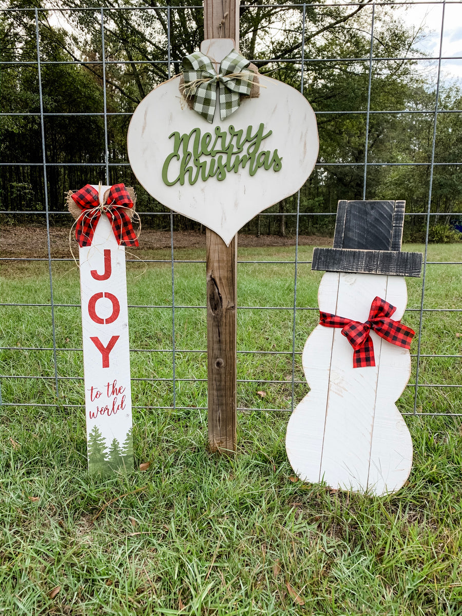 Christmas Porch Bundle Pine Level Rustics
