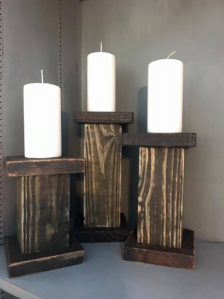 Candle Stick Set – Pine Level Rustics