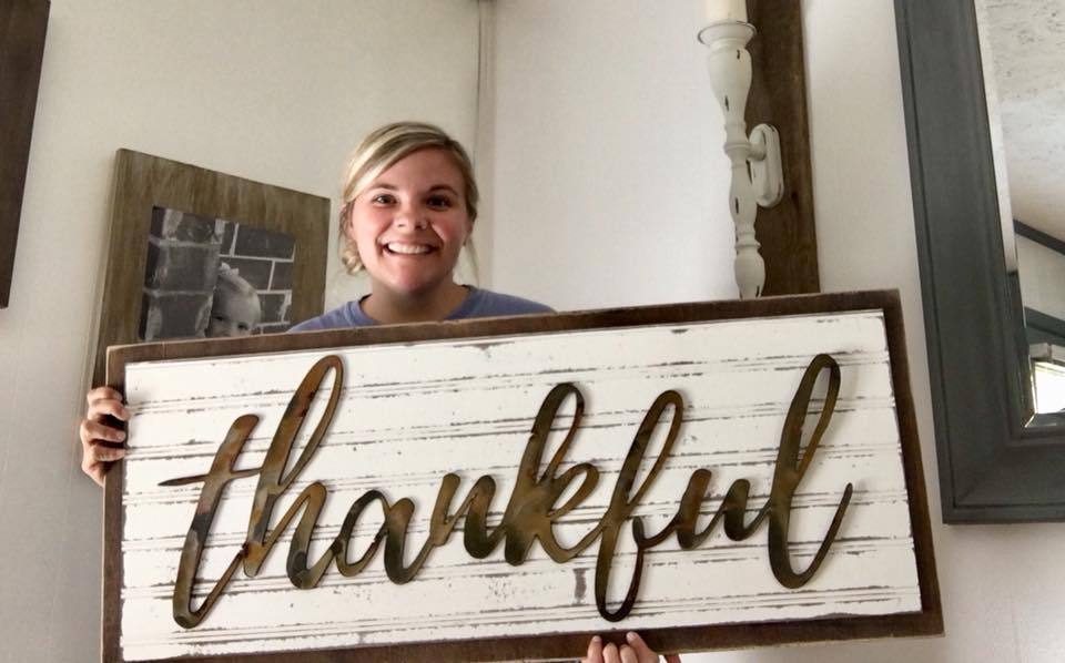 Rusty Metal Word Signs Pine Level Rustics