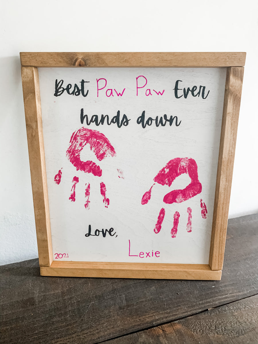 Custom FATHER’S DAY Sign Pine Level Rustics